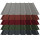 Trapezblech T18+ Stahl Dachprofil 0,50mm Stärke 25µm Polyester Standard Farbbeschichtung Graubraun ca. RAL 8019 ohne Antitropfbeschichtung
