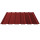 Trapezblech T18+ Stahl Dachprofil 0,50mm Stärke 25µm Polyester Standard Farbbeschichtung Braunrot ca. RAL 3011 mit Antitropfbeschichtung 900g/m²