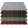 Trapezblech T18+ Stahl Dachprofil 0,70mm Stärke 25µm Polyester Standard Farbbeschichtung Anthrazitgrau ca. RAL 7016 mit Antitropfbeschichtung 900g/m²