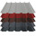 Trapezblech T35+ Stahl Dachprofil 0,70mm Stärke 25µm Polyester Standard Farbbeschichtung Braunrot ca. RAL 3011 ohne Antitropfbeschichtung
