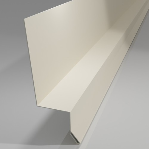 Tropfkantenprofil über Tür/Fenster für 20 Trapezprofil Aluminium 60 x 25 x15 x10 mm Länge 2000 mm