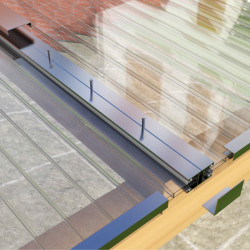 KATTO-Terrassendachbausatz Stegplatten klar