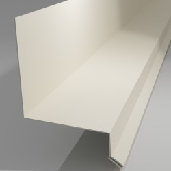 Tropfkantenprofil Aluminium &uuml;ber T&uuml;r/Fenster f&uuml;r 35 Trapezprofil L&auml;nge 2000 mm