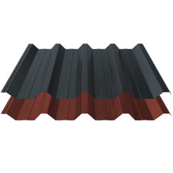 Trapezblech T55 Stahl Dachprofil 0,75mm Stärke 25µm Polyester Standard Farbbeschichtung
