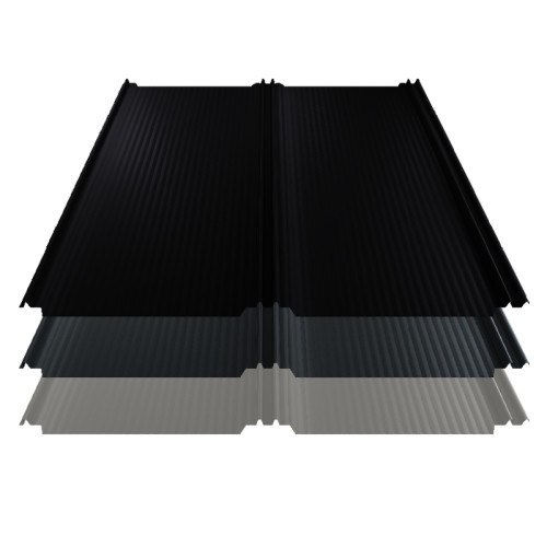 Stehfalz T-Panel Stahl für Dach 0,50mm Stärke 1100mm Breite 35µm R-Matt Farbbeschichtung mit Nanowelle