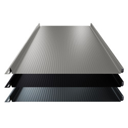 Stehfalz Terrano Stahl für Dach & Wand 0,50mm Stärke 525mm Breite 35µm R-Matt Farbbeschichtung mit Nanowelle