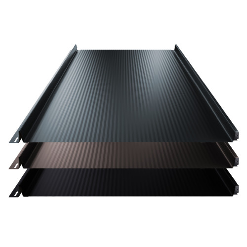 Stehfalz Terrano Stahl für Dach & Wand 0,50mm Stärke 525mm Breite 50µm ThyssenKrupp Matt Premium Farbbeschichtung mit Nanowelle