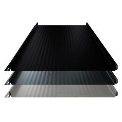 Stehfalz Terrano Stahl f&uuml;r Dach &amp; Wand 0,50mm St&auml;rke 525mm Breite 35&micro;m R-Matt Farbbeschichtung mit Miniwelle
