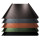 Stehfalz Terrano Stahl für Dach & Wand 0,50mm Stärke 525mm Breite 35µm ThyssenKrupp Matt Farbbeschichtung mit Miniwelle
