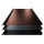 Stehfalz Terrano Aluminium für Dach & Wand 0,60mm Stärke 525mm Breite 25µm Matt mit Nanowelle