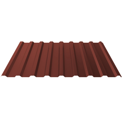 Trapezblech T20+ Stahl Dachprofil 0,75mm Stärke 25µm Polyester Standard Farbbeschichtung