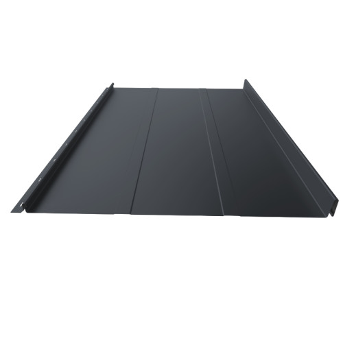 Stehfalz Panel Retro 38 Stahl für Dach & Wand 0,50mm Stärke 529mm Breite 25µm ThyssenKrupp Polyester Premium Farbbeschichtung mit Prägung
