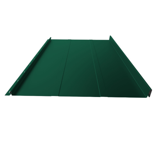 Stehfalz Panel Retro 38 Stahl für Dach & Wand 0,50mm Stärke 529mm Breite 25µm ThyssenKrupp Polyester Premium Farbbeschichtung mit Prägung